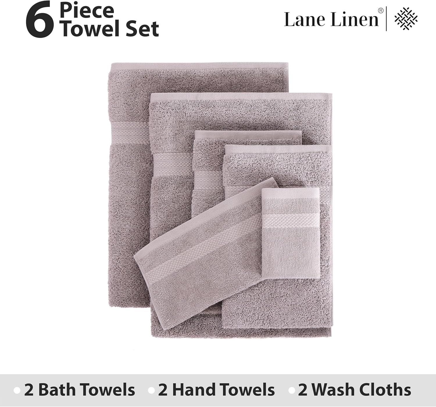 Luxury bath towel set extra soft 100 cotton perfect for your bathroom