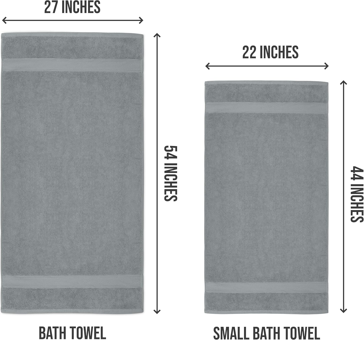 Perfect 6-Pack Bath Towels