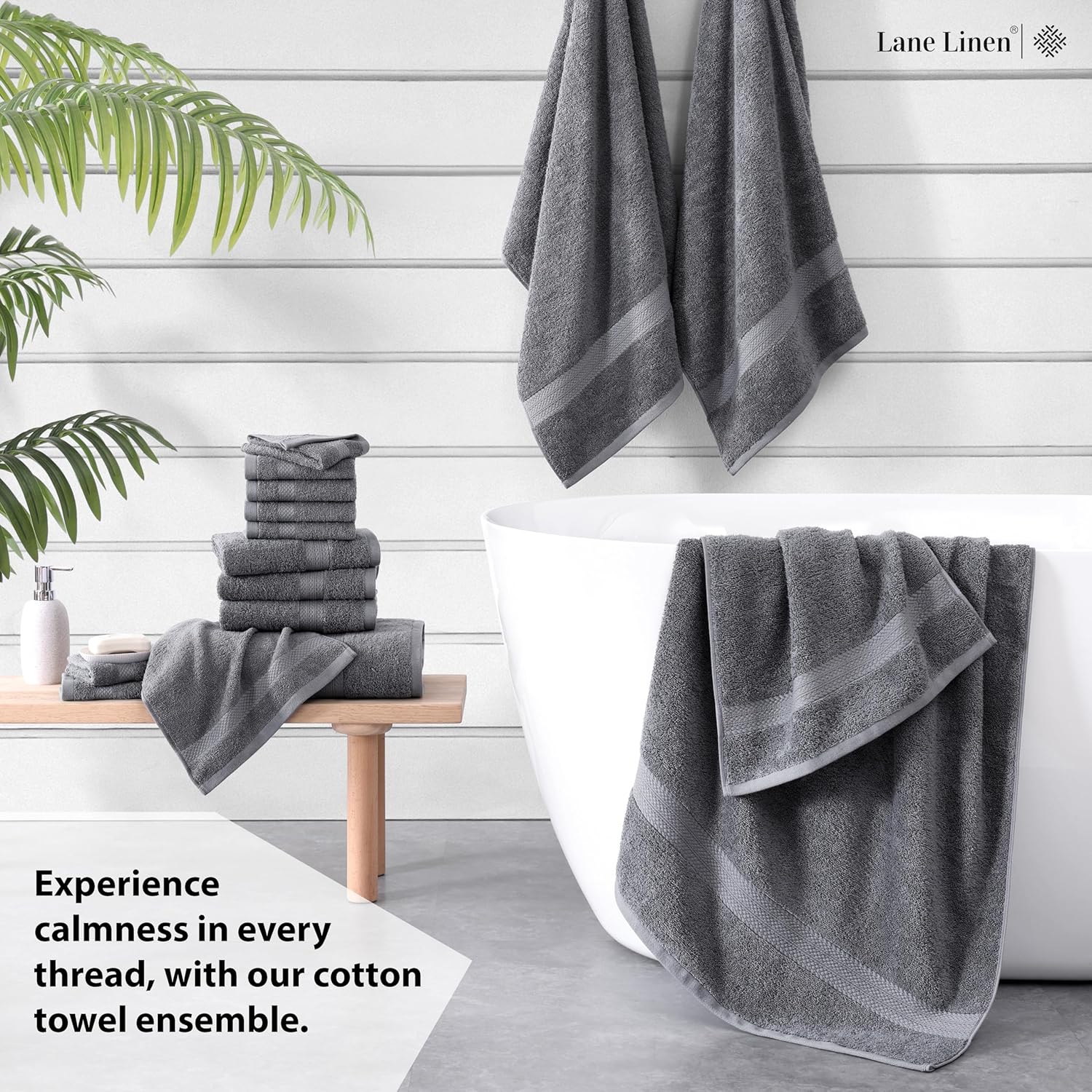 Premium 16-Piece Cotton Bath Towels