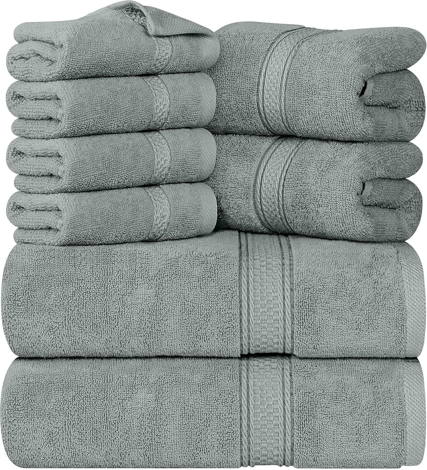 Utopia 8-Piece Premium Towel Set