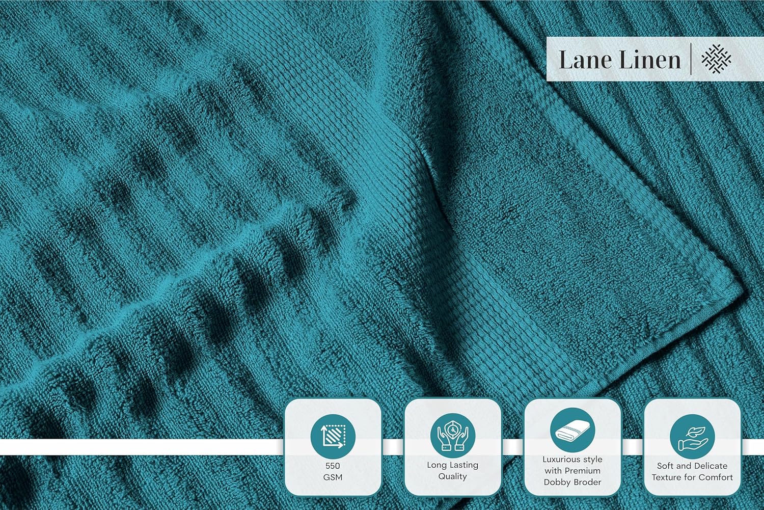 Luxury Cotton Bath Towels Set